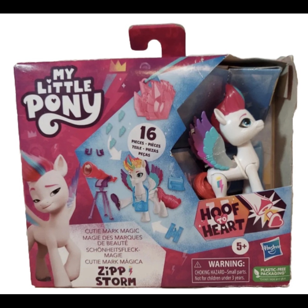 My Little Pony Cutie Mark Magic Zipp Storm Figure - Hoof to Heart Hasbro. NEW